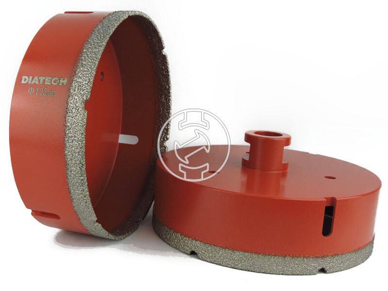 Diatech 125 mm M14 gyémántfúrókorona sarokcsiszolóra