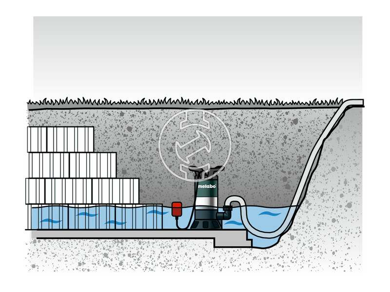 Metabo PS 15000 S búvárszivattyú szennyezett vízre