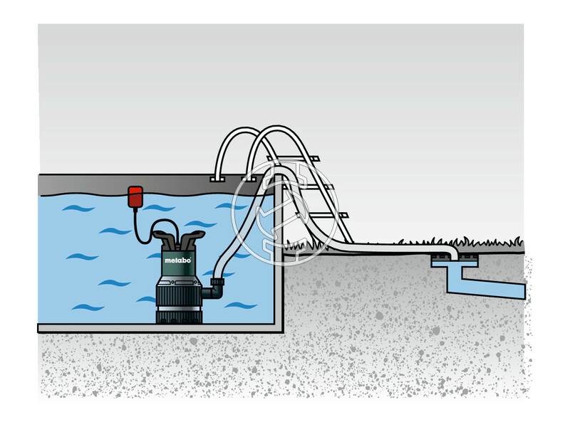 Metabo TPS 16000 S Combi búvárszivattyú szennyezett vízre
