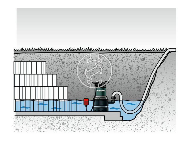 Metabo TPS 16000 S Combi búvárszivattyú szennyezett vízre