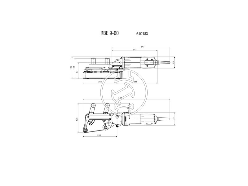 Metabo RBE 9-60 Set elektromos palástcsiszoló és szalag csőcsiszoló multigép