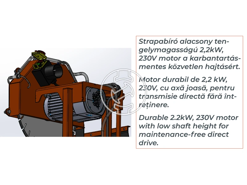 ZIVtec TTV400E elektromos asztali téglavágógép