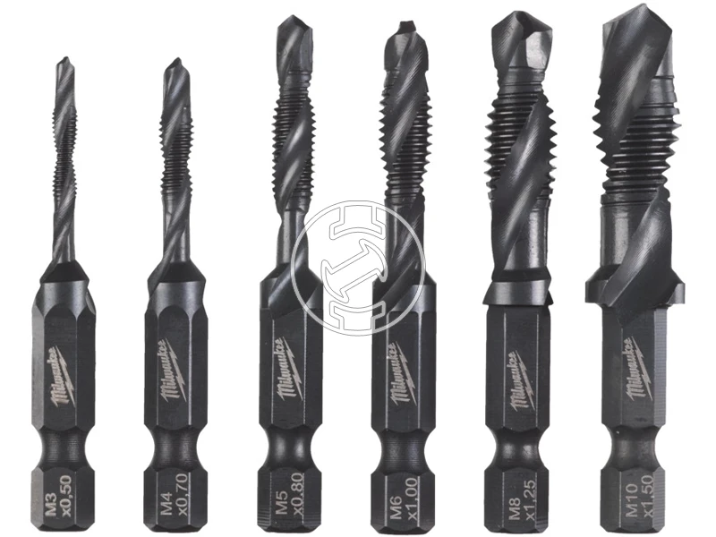 Milwaukee 1/4 inch menetfúró készlet