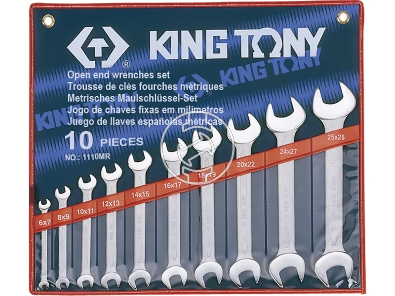 Kép: 10 reszes villaskulcs keszlet 6-28mm 1110MR.webp