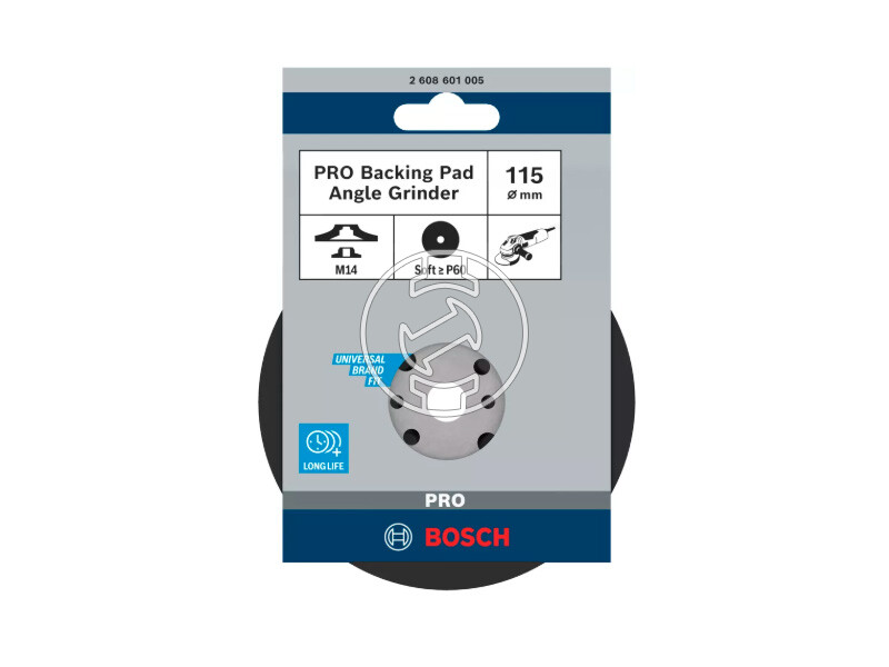 Bosch PRO Backing Pad Soft csiszolótányér sarokcsiszolóhoz