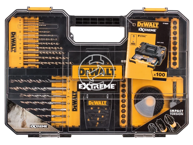 DeWalt szerszám készlet 100 darabos