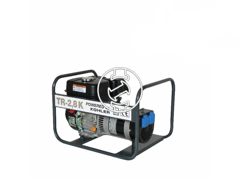 TR 2,8 K Kohler benzinmotoros áramfejlesztő
