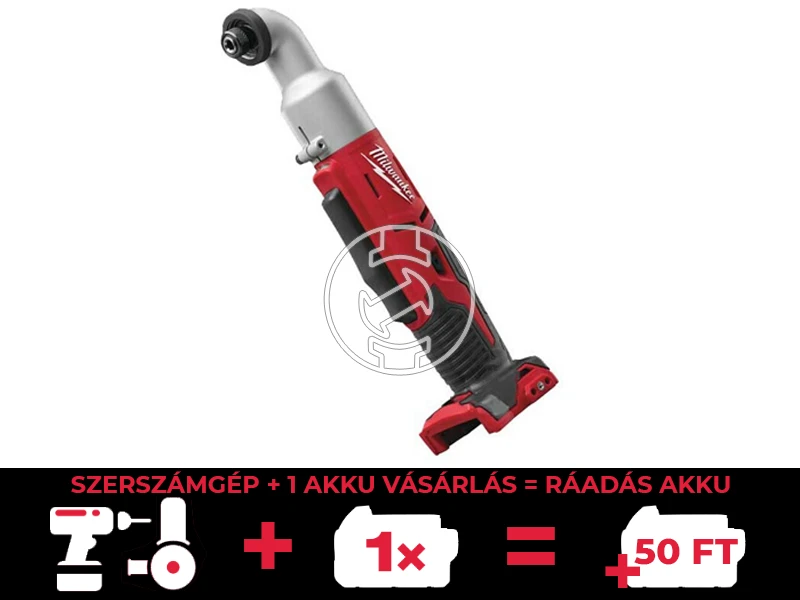 Milwaukee M18 BRAID-0 akkus sarok ütvecsavarozó 18 V | 41 Nm/81 Nm | 1/4 inch | Szénkefés | Akku és töltõ nélkül | Kartondobozban