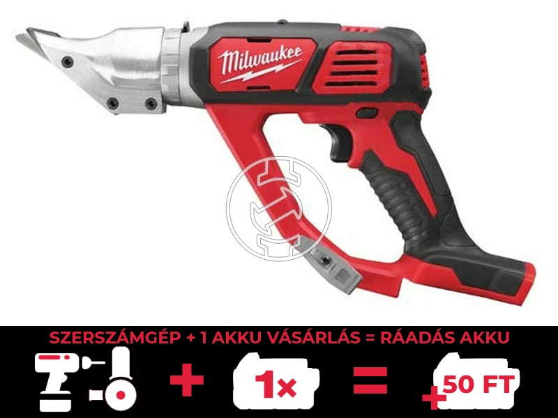 Milwaukee M18 BMS12-0 akkus lemezvágó olló 18 V | 1,2 mm | Szénkefés | Akku és töltő nélkül | Kartondobozban