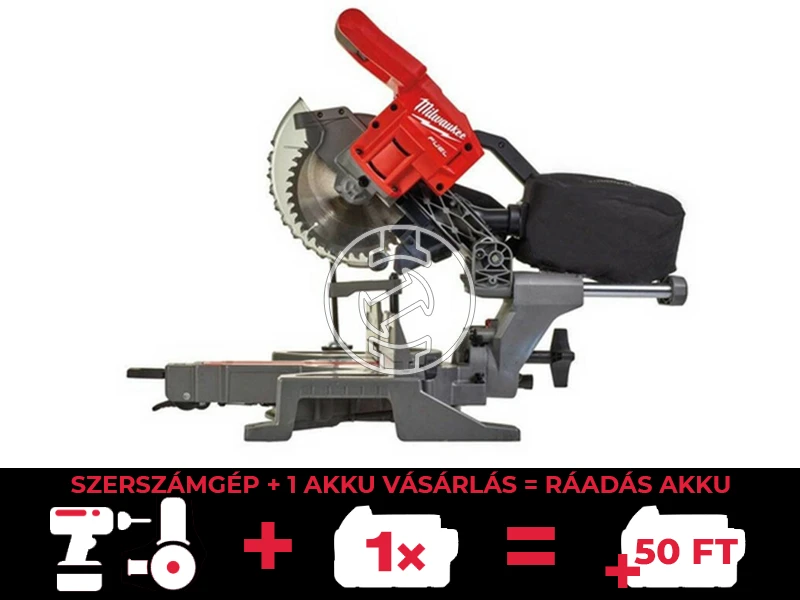 Milwaukee M18 FMS190-0 akkus gérvágó 18 V | Fűrészlap 190 mm x 30 mm | Vágás max. 55,4 x 215,2 mm | Szénkefementes | Akku és töltő nélkül