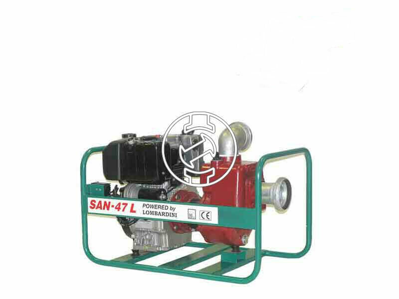 TR SAN-47 L önfelszívó öntözőszivattyú Lombardini dízelmotorral