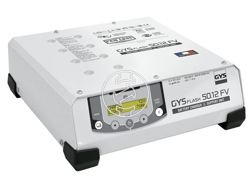GYS GYSFLASH 50.12 HF-FV akkumulátortöltő járművekhez