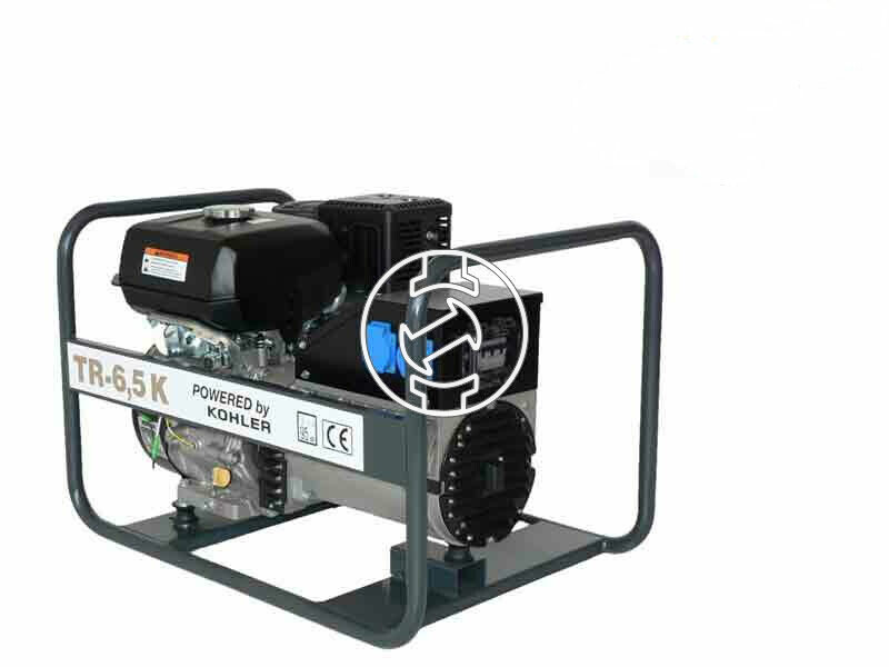 TR-6,5 K AVR benzines háromfázisú aggregátor