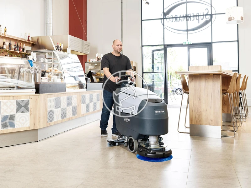 Nilfisk SCRUBBER SC401 43 E akkus padlótisztító
