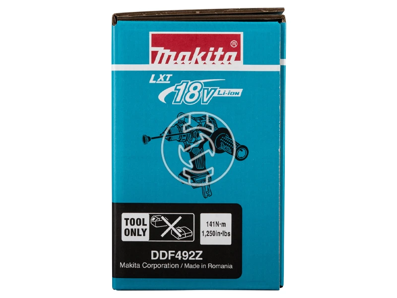 Makita DDF492Z akkus fúrócsavarozó tokmányos