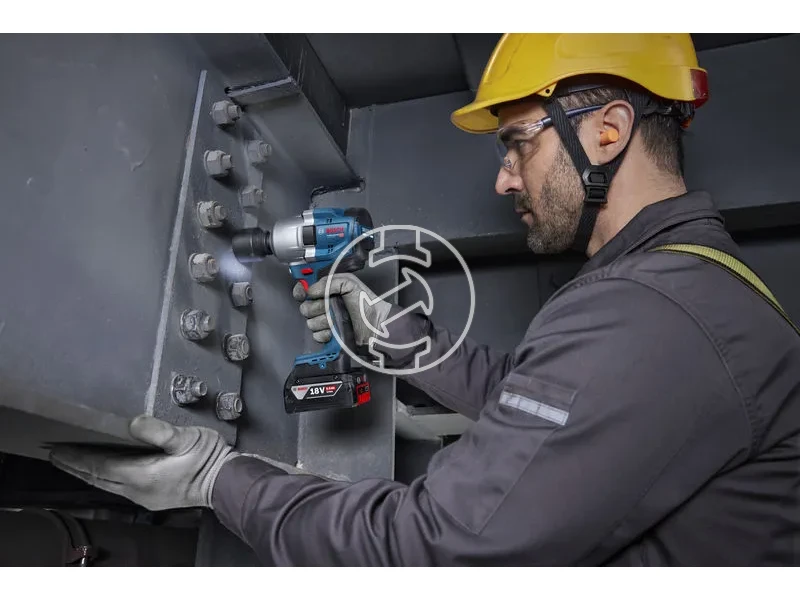 Bosch GDS 18V-780 akkus ütvecsavarozó L-Boxx, 2x5 Ah + töltő