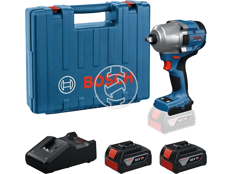Bosch GDS 18V-780 akkus ütvecsavarozó L-Boxx, 2x5 Ah + töltő
