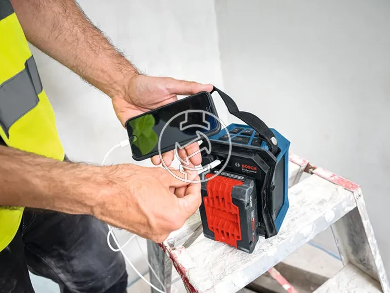 Bosch GPB 18V-1C akkus Bluetooth hangszóró akkufedéllel