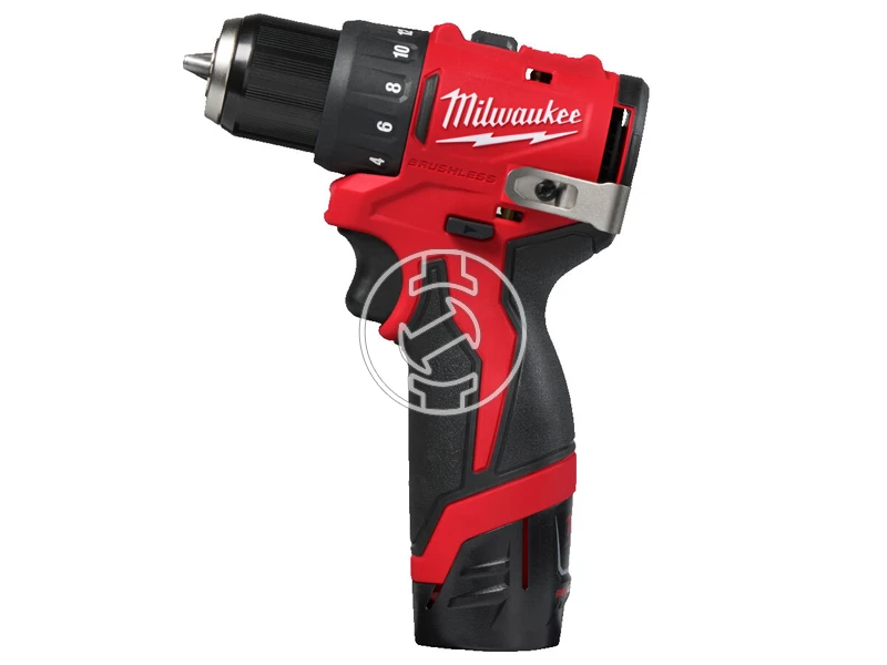 Milwaukee M12BLDDRC-201BRF akkus fúrócsavarozó tokmányos