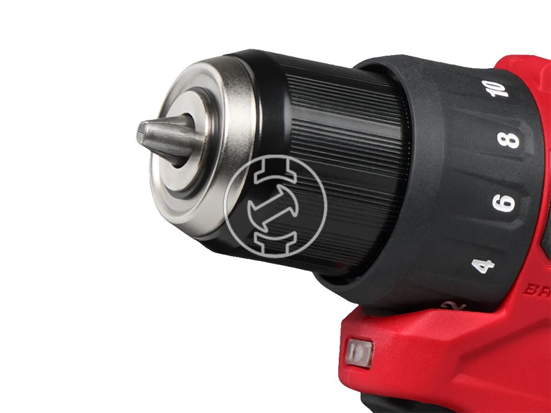 Milwaukee M12BLDDRC-201BRF akkus fúrócsavarozó tokmányos