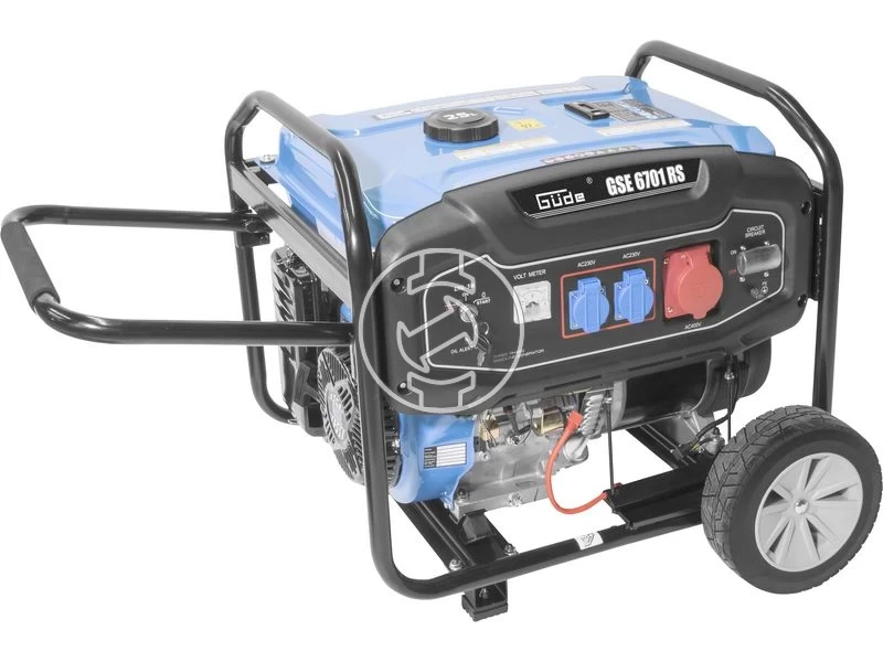 Güde GSE 6710 RS benzinmotoros háromfázisú csendesített áramfejlesztő