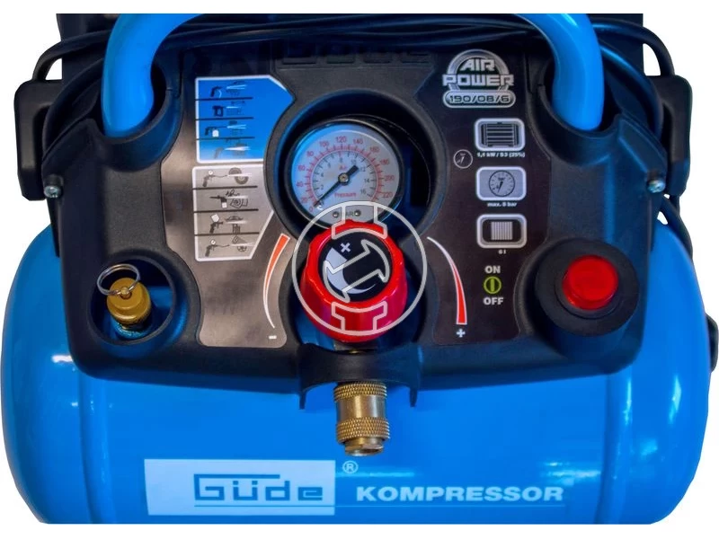 Güde AIRPOWER 190/08/6 elektromos dugattyús kompresszor