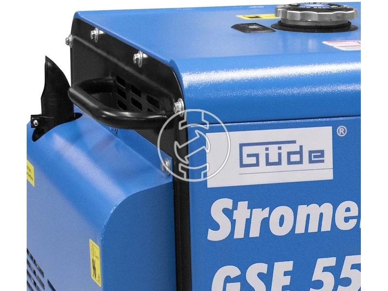 Güde GSE 5501 DSG dízelmotoros háromfázisú csendesített áramfejlesztő
