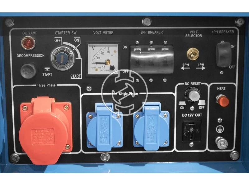 Güde GSE 5501 DSG dízelmotoros háromfázisú csendesített áramfejlesztő