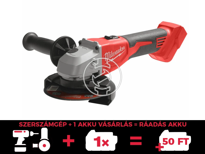Milwaukee M18BLSAG125X-0 akkus sarokcsiszoló 18 V | 125 mm | 11000 RPM | Szénkefementes | Akku és töltõ nélkül | Kartondobozban