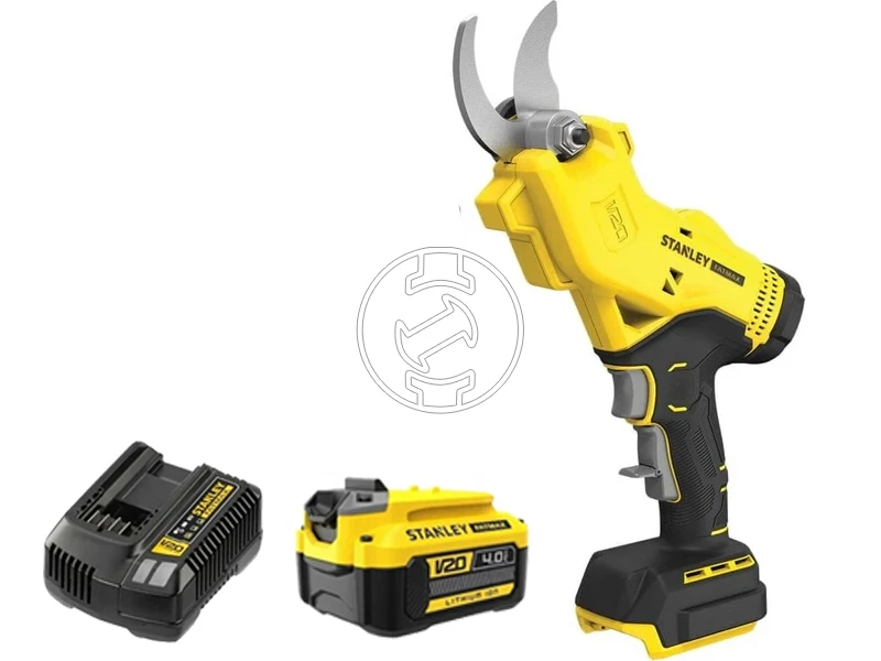 Stanley SFMCPP32M1 akkus metszőolló 18 V | 32 mm | Szénkefementes | 1 x 4 Ah akku + töltő | Kartondobozban