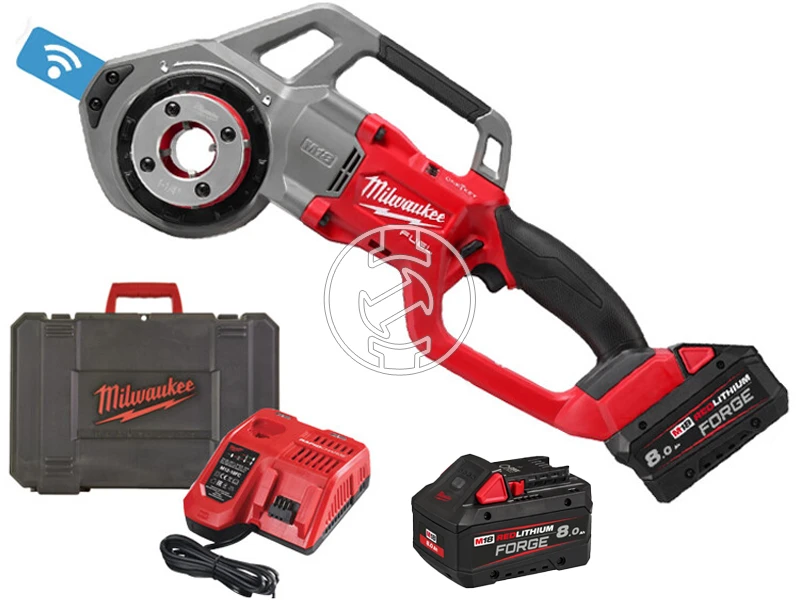 Milwaukee M18FPT114-802C akkus menetvágó 18 V | 1/8 - 5/4 inch | Szénkefementes | 2 x 8 Ah akku + töltő | Kofferben