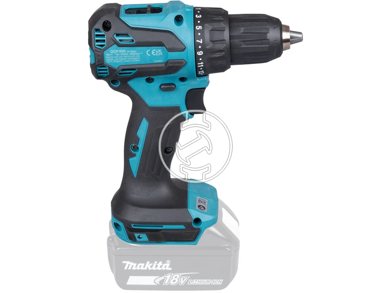 Makita DDF490Z Akkus fúrócsavarozó tokmányos