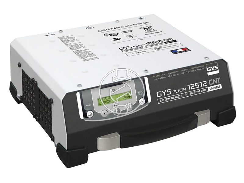 GYS GYSFLASH 125.12 CNT FV 5 M kábel akkumulátortöltő járművekhez