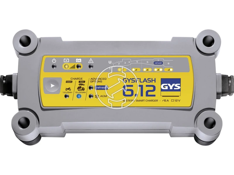 GYS Gysflash 6.12A akkumulátortöltő járművekhez