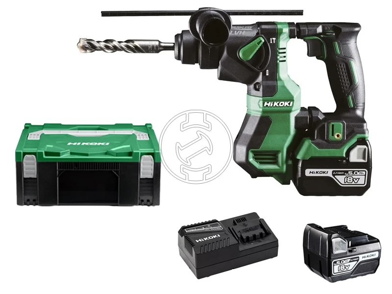 HiKOKI DH18DPAWPZ akkus fúrókalapács 18 mm - 1.3 J, 1,75kg HSC