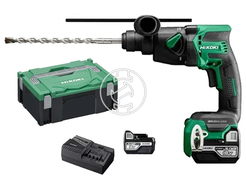 HiKOKI DH18DPBWPZ akkus fúrókalapács 18 mm - 1.3 J, 2,1 kg, HSC
