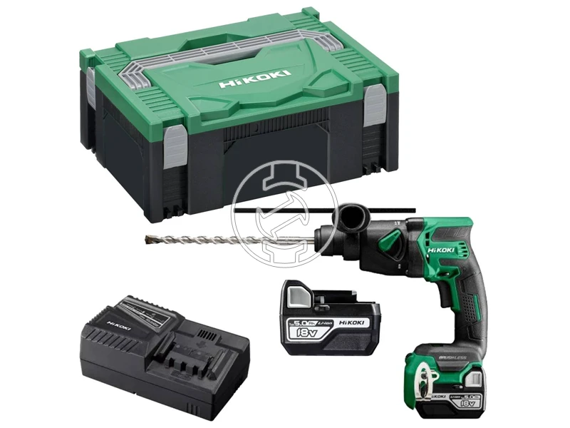 HiKOKI DH18DPBWPZ akkus fúrókalapács 18 mm - 1.3 J, 2,1 kg, HSC