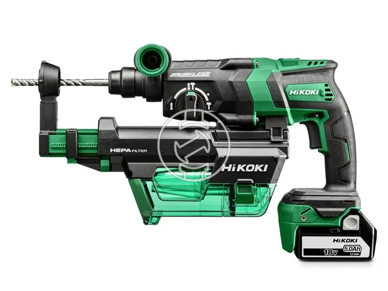 HiKOKI DH18DPCWPZ akkus fúrókalapács 5 Ah, 3,2 J, 2,8kg, HSC