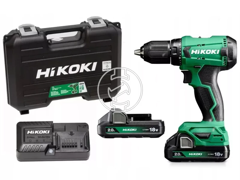 HiKOKI DV18DAWCZ akkus ütvefúró-csavarozó 2 Ah, 50 Nm, kofferben