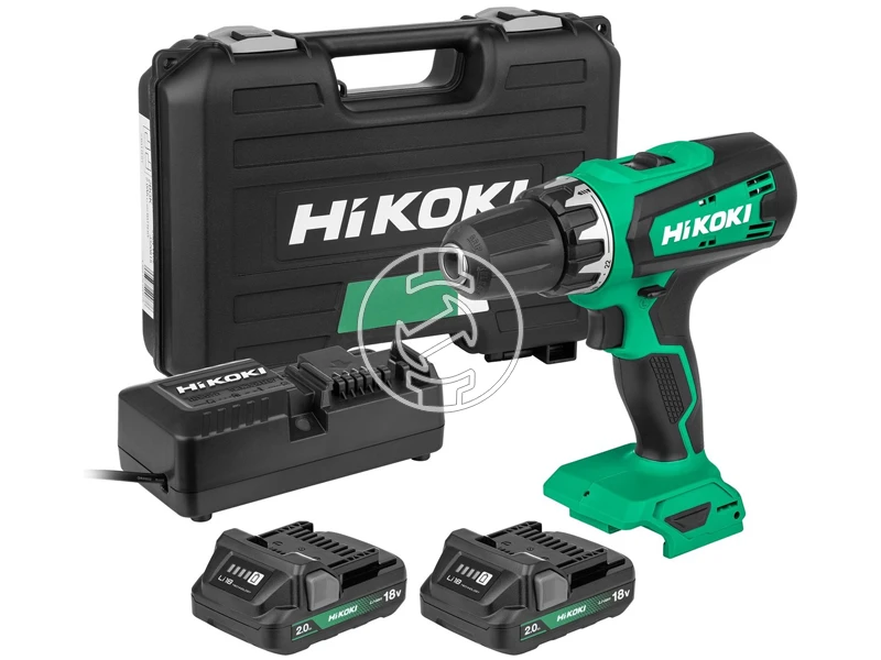 HiKOKI DV18DFWCZ akkus ütvefúró-csavarozó 2 x 2.0 Ah+töltő, kofferben