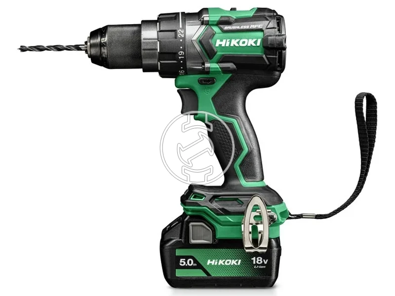 HiKOKI DS18DCWHZ akkus fúrócsavarozó tokmányos 140/70 Nm, 3,1 kg, 2 x BSL1840M+ töltő, HSC