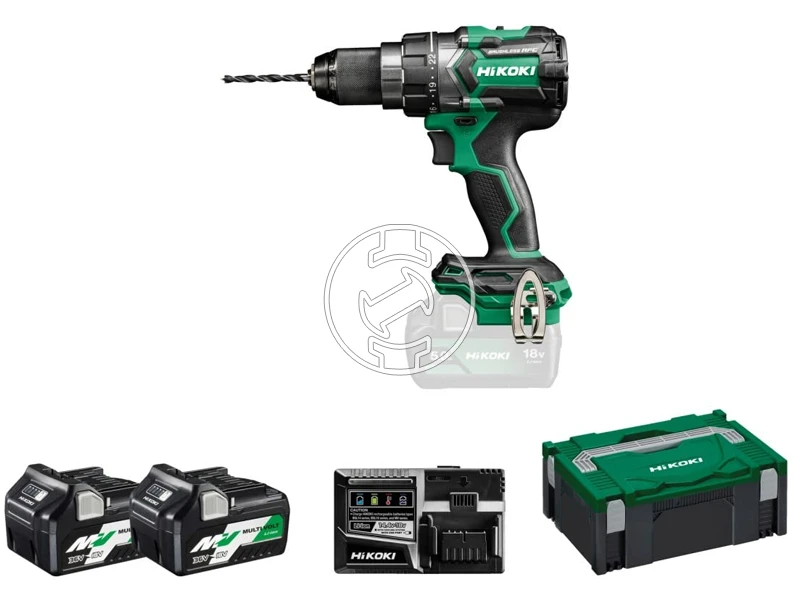 HiKOKI DS18DCWRZ akkus fúrócsavarozó tokmányos 2 x BSL36A18+ töltő,HSC