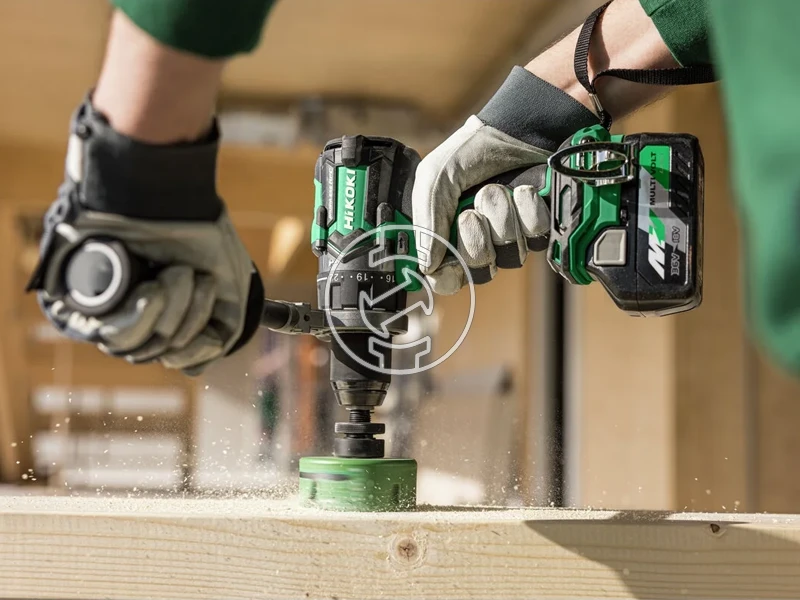 HiKOKI DV18DCWHZ akkus ütvefúró-csavarozó 2 x 4.0 Ah+ töltő, HSC