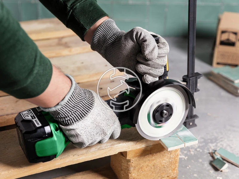 HiKOKI G18DSL2WPZ akkus sarokcsiszoló 125 mm, 2 x 5.0 Ah+ töltő