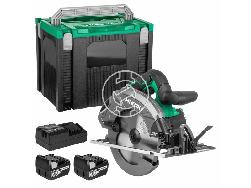 HiKOKI C1807DAWRZ akkus körfűrész 2 x 5 Ah+ töltő, HSC kofferben