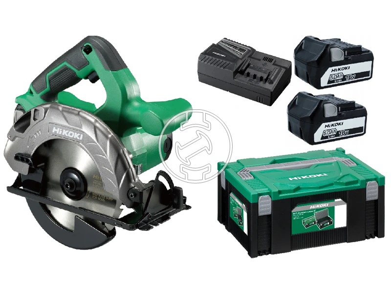 HiKOKI C1806DBWPZ akkus körfűrész 2 x 5 Ah+ töltő, HSC kofferben kofferben