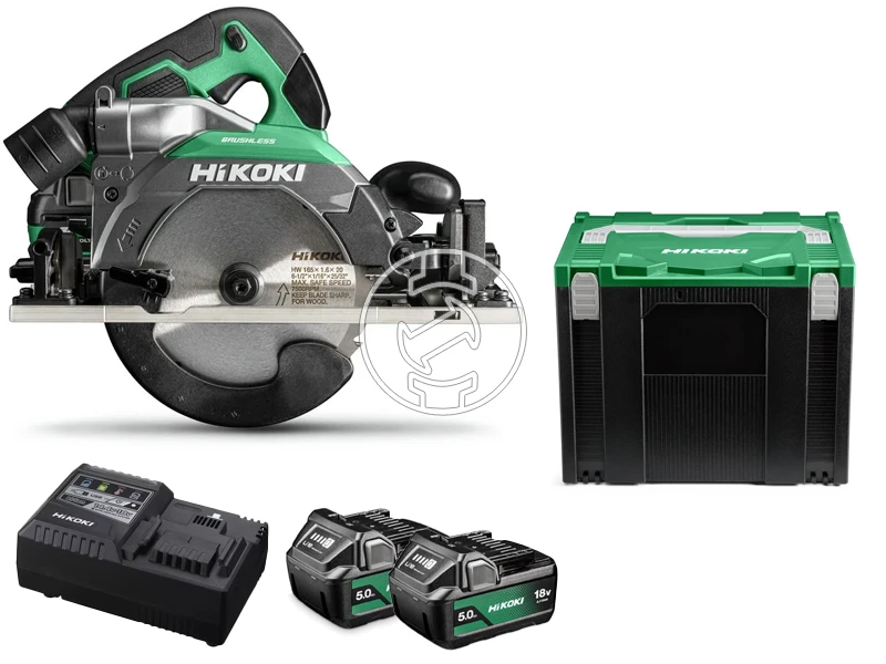 HiKOKI C1806DUMWPZ akkus körfűrész 2 x 5 Ah+ töltő, HSC kofferben kofferben