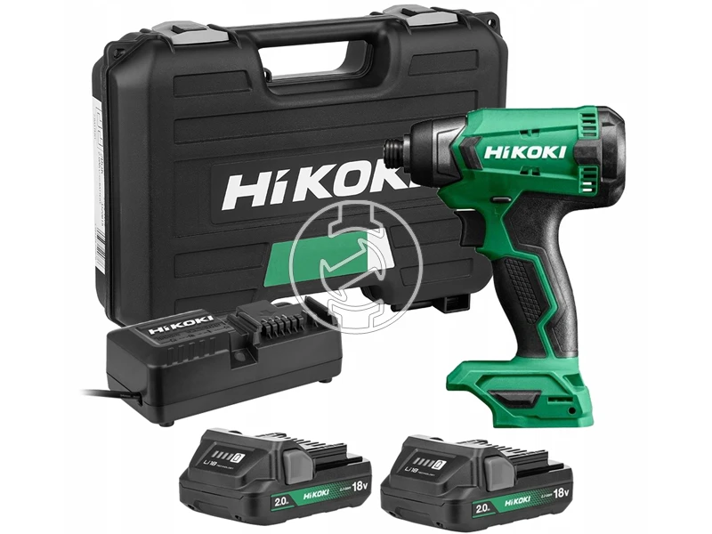 HiKOKI WH18DAWCZ akkus ütvecsavarozó 2 x 2.0 Ah + töltő, kofferben