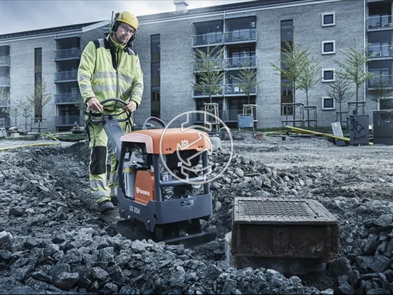 Husqvarna LG 204 robbanómotoros lapvibrátor