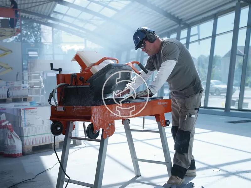 Husqvarna TS 400 F elektromos asztali téglavágó gép